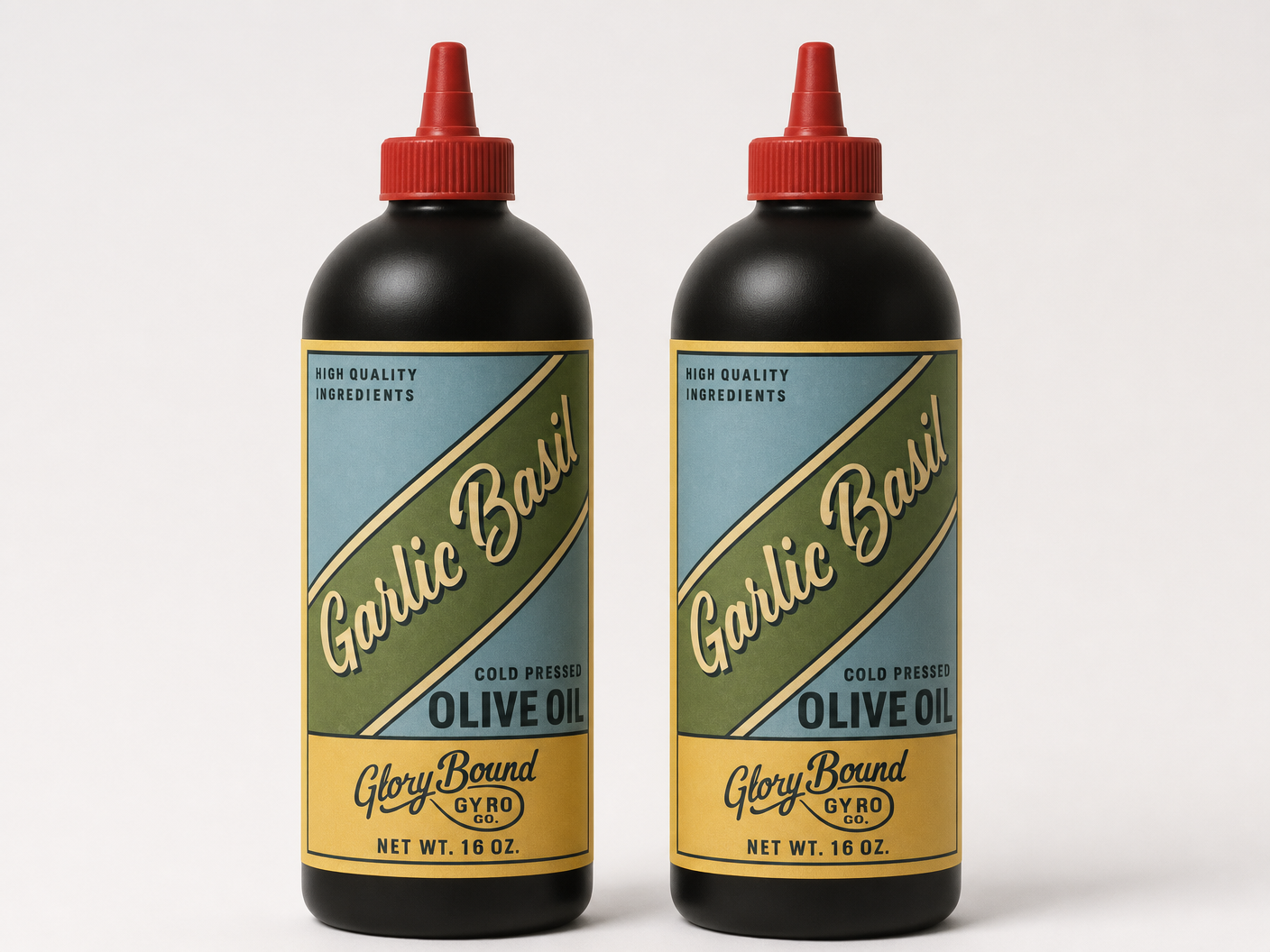 The Bright — Glory Bound Garlic Basil olive oil, 2-pack